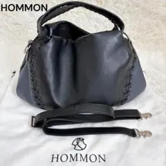 【未使用級】HOMMON PREMIUM トートバッグ 2way 黒 化粧袋付きのサムネイル