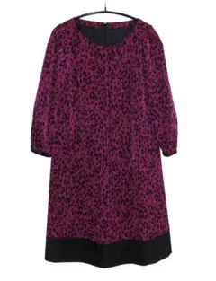 未使用 ANAYI アナイ レオパード柄 ワンピース