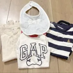 GAP ロンパース 3点セット　スタイ付き
