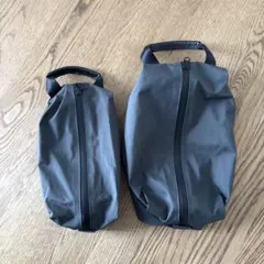 tools｜トラベルポーチ 止水ジップ 2個セット