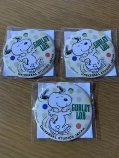 非売品　ユニバーサルスタジオジャパン限定　スヌーピー缶バッジ
