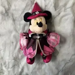Disney 2008 ハロウィン　ミニー マウス　ぬいぐるみバッジ