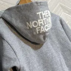THE NORTH FACE グレー ジップパーカー サイズS 刺繍