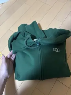 UGG フルジップパーカー グリーン Lサイズのサムネイル