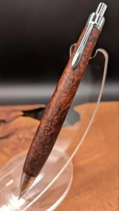 789超極上 黒柿孔雀杢 木軸シャーペン ボールペン 17000円 - メルカリ