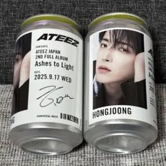 ATEEZ サントリー オリジナルラベル 缶 サインあり なしセット ホンジュン