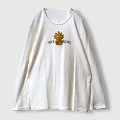 【INGEBORG】ヴィンテージ刺繍ロゴ ロンT 金子功 90年 ピンクハウス