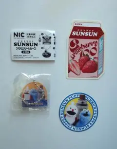 パペットスンスン　アクリルキーチェーン　ステッカー付き