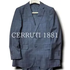 未使用級 CERRUTI 1881 グレンチェック スーツ セットアップ48 Lのサムネイル