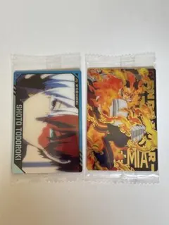 僕のヒーローアカデミア　ヒロアカ　ウエハース4　 轟親子セット