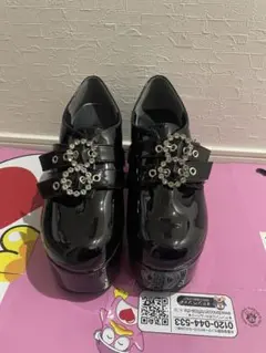 bubbles風 厚底ローファー エナメル