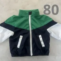 プティマイン　【撥水加工】切替ウィンブレ　80