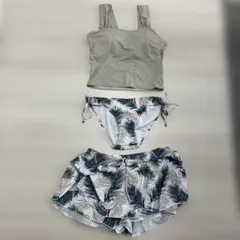 新品未使用 葉柄セパレート水着3点セット