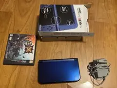 New Nintendo 3DS LL ネイビー 本体＋モンスタアハンターX