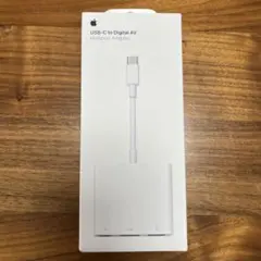 新品未使用 Mac USB-C to Digital AV 純正品