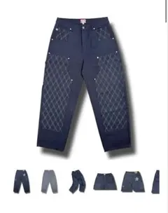 ster team cross stitch double knee jeansのサムネイル