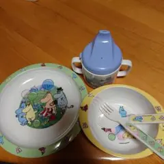 ムーミン martinex社 子供用メラミン 食器 セット 《難》