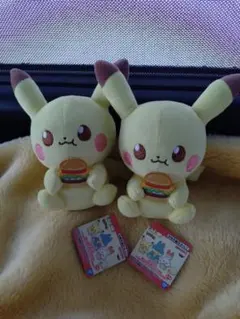 ポケモン ポケピース ぬいぐるみ おいしいじかん ピカチュウ 2個セット