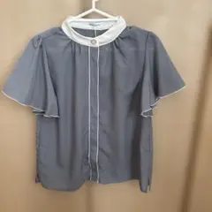 natural couture グレー 半袖シャツのサムネイル