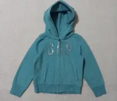 GAP ターコイズ フルジップパーカー