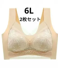 ナイトブラ 6L シームレスブラ ノンワイヤー 大きいサイズ 美胸 着痩せ