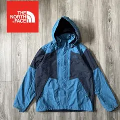 ノースフェイス　マウンテンジャケット　HYVENT ブルー×ネイビー　メンズL