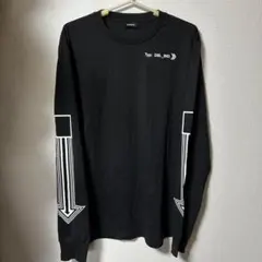 DIESEL ロンT 長袖 サイズXL ブラック