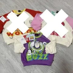 ベビードール　バズ　トイストーリー　トレーナー　双子　年子　兄弟　姉妹