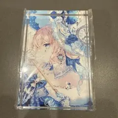 キャラクター　ガラススタンド　アニメグッズ