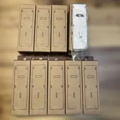 【新品未開封品】無印良品　ユニットシェルフ 帆立取付パーツ 9個セットのサムネイル