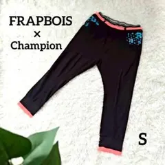 フラボア×チャンピオン スウェットジョガーパンツ ストレッチ ウエストゴム 黒