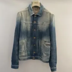 ⭐️さま専用 DIESEL スウェットデニムダメージ加工ジャケット　サイズM