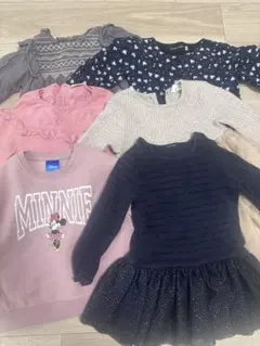 女の子　90 長袖　ワンピース　まとめ売り