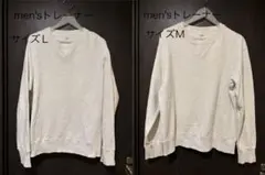 UNIQLO メンズ トレーナー スウェット 2枚セットM&Lサイズのサムネイル