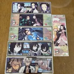 鬼滅の刃ロングステッカー2 6枚セット