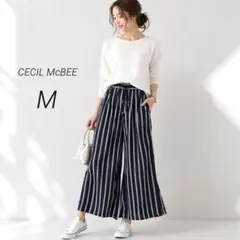 CECIL McBEE セシルマクビー ガウチョパンツ ワイドパンツ M 薄手
