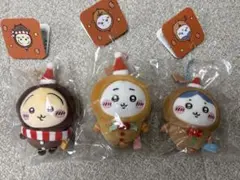 ちいかわ ジンジャーマン マスコット 3点セット ちいかわ ハチワレ うさぎ