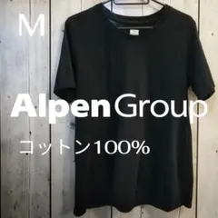 アルペン　 ティゴラ Tシャツ ブラック M　コットン100%のサムネイル