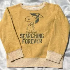 denim dungaree ビンテージ　 スヌーピー トレーナー 130