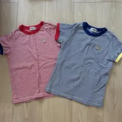 ミキハウス　HOT BISCUITS Tシャツセット100cm