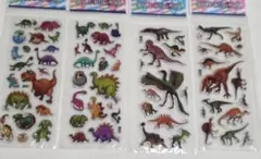ス*ー様 恐竜デザイン　シール　4シート