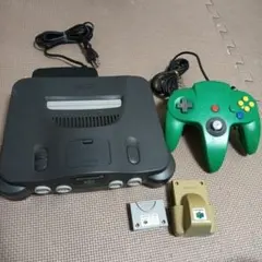 動作品！NINTENDO 64 本体　コントローラ　振動パック　セット