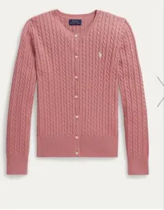 【新品】PORO RARPH LAWREN 希少ローズピンク　カーディガン