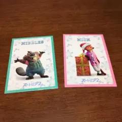 た*て様 ズートピア2 NIBBLES & NICK トレーディングカードセット