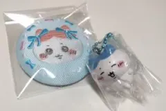 ちいかわ　刺繍缶バッチ　ボールチェーンつきマスコット　【2点セット】