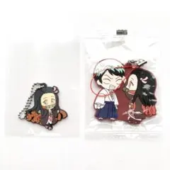鬼滅の刃 禰豆子 愈史郎 ラバーアクセサリー 滅カプセルラバーマスコット6