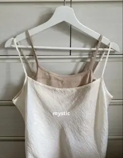 mystic . ミスティック . キャミワンピース . レイヤード . 淡色のサムネイル