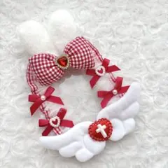 ♥最終お値段♥ 100 うさ耳 レースデコ トレカケースデコ 硬質ケースデコ