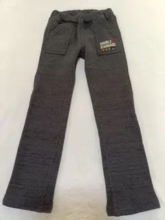 DOUBLE.B ポケット付き長ズボン グレー120