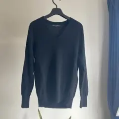 23区　羊毛　カシミヤ　Vネックニット　セーター　32